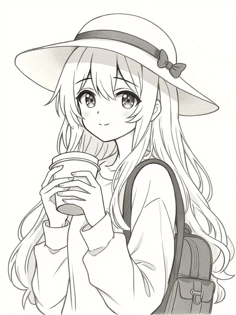 QY_F.1-铅笔手绘素描插画_小说，漫画推文-LoRA-Qiye_Silence-Shakker