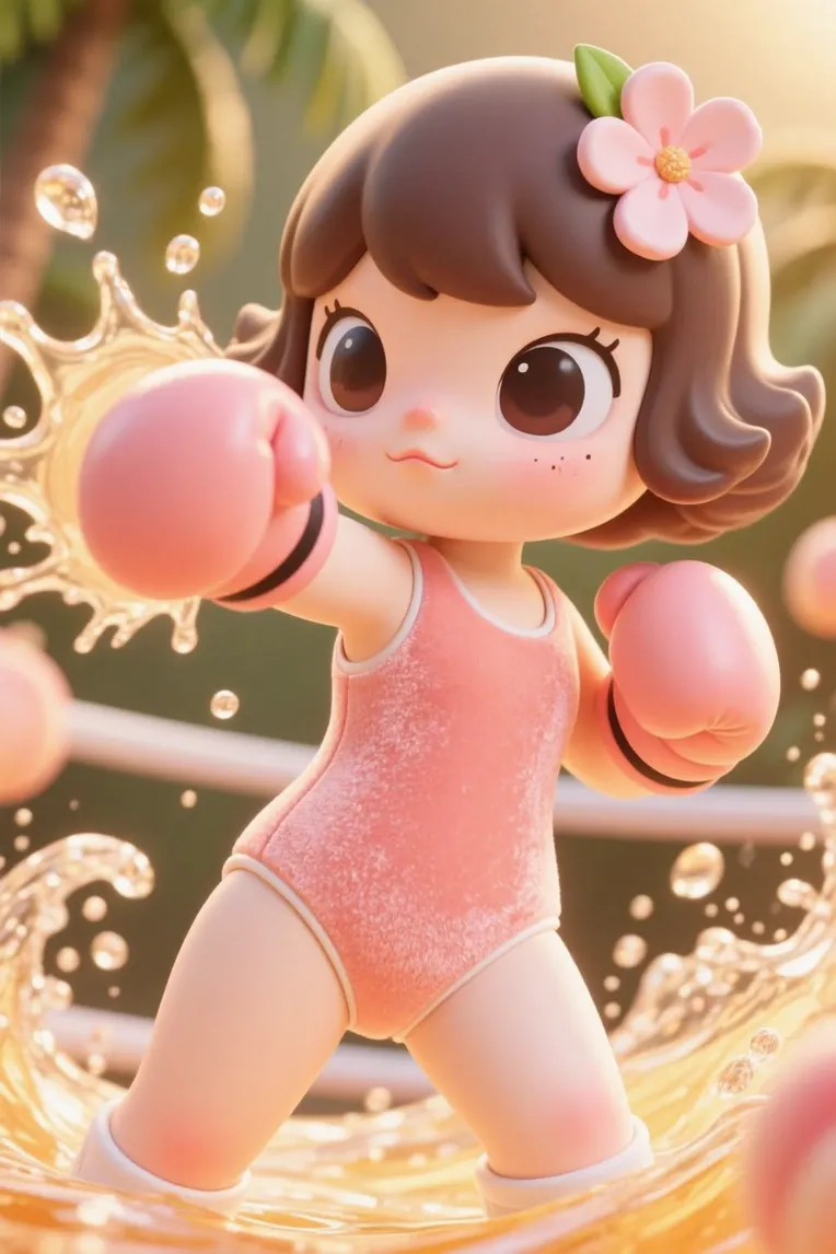 Cartoon style,Girl,Style Boost,LoRA,FLUX.1