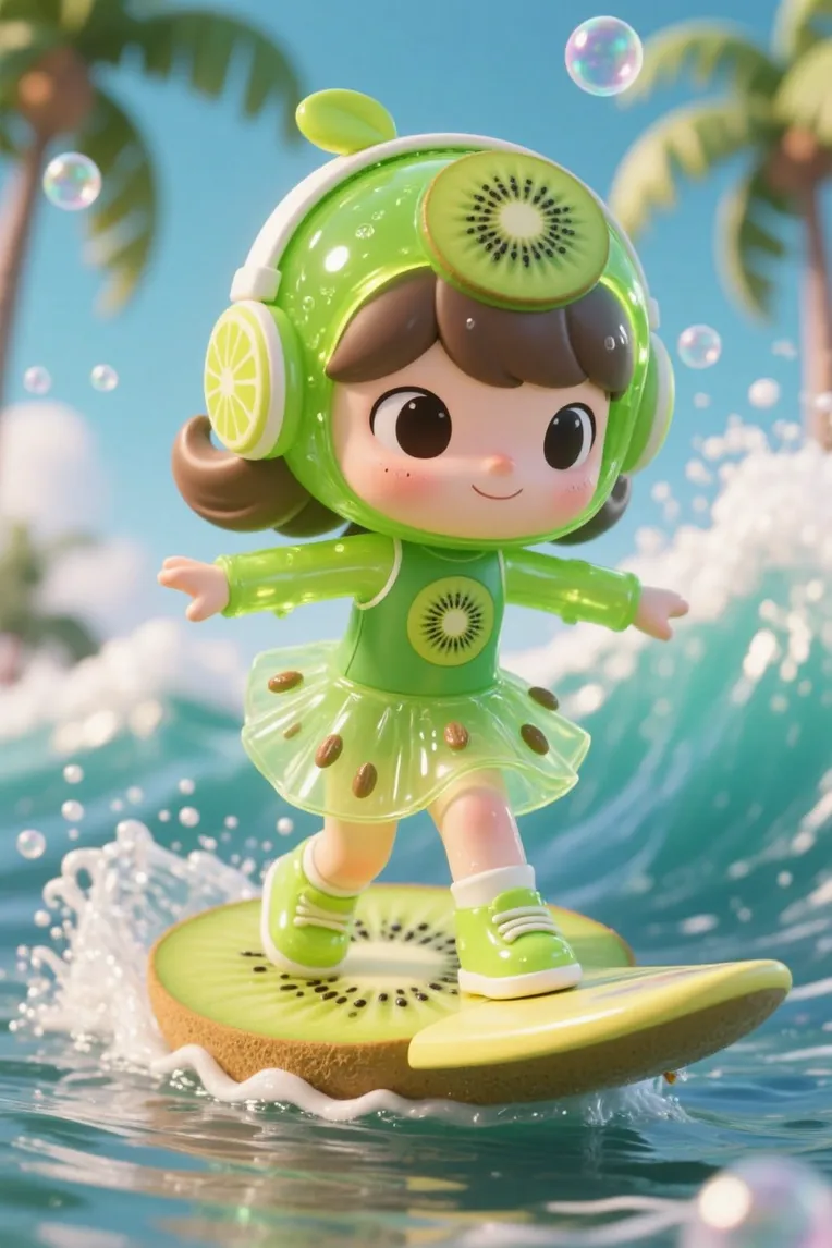 Cartoon style,Girl,Style Boost,LoRA,FLUX.1