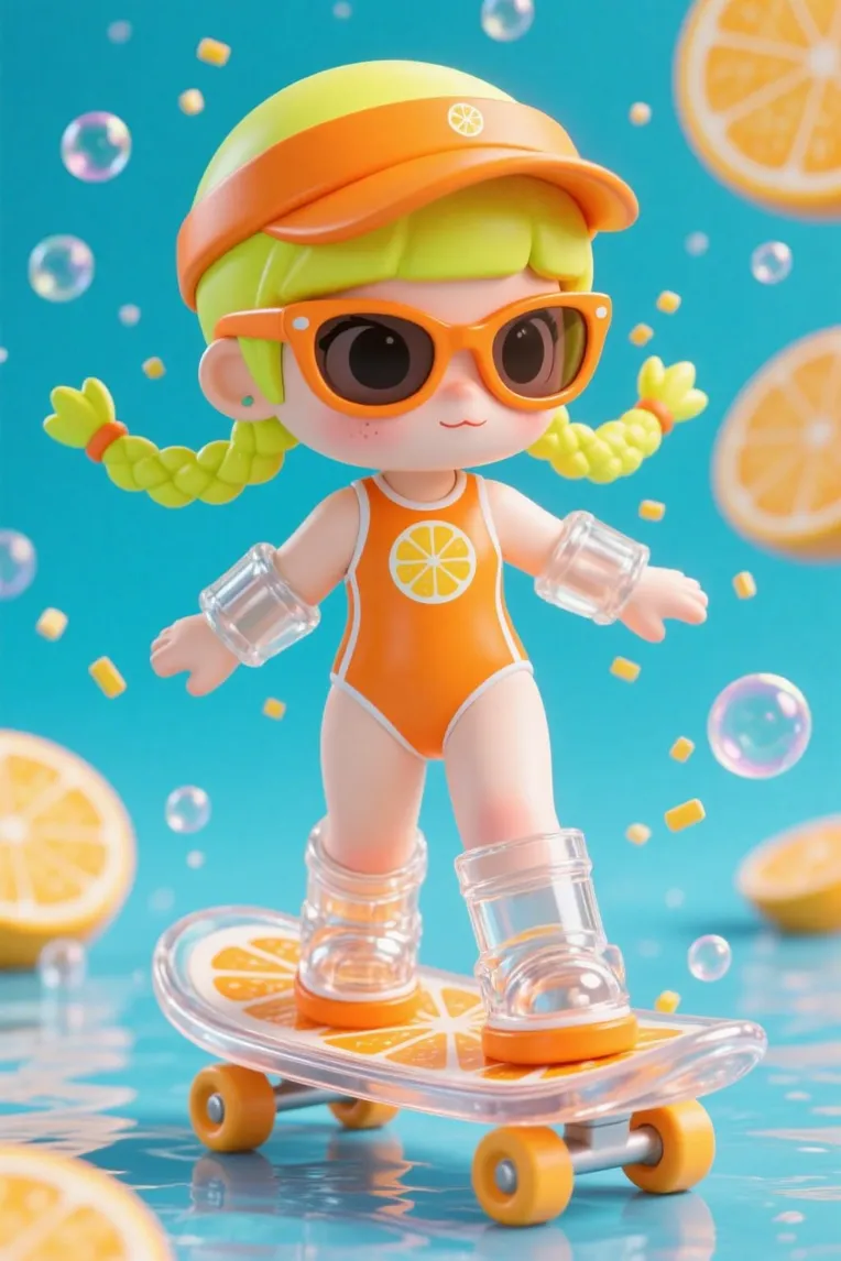 Cartoon style,Girl,Style Boost,LoRA,FLUX.1