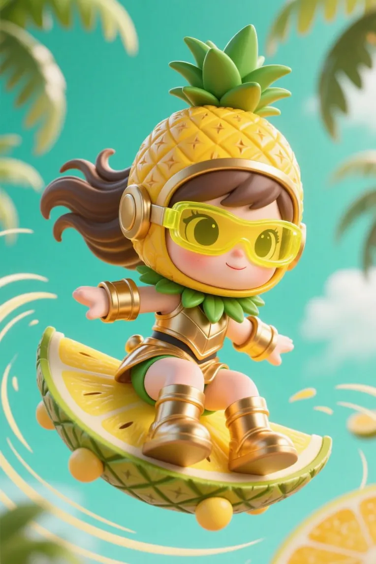 Cartoon style,Girl,Style Boost,LoRA,FLUX.1