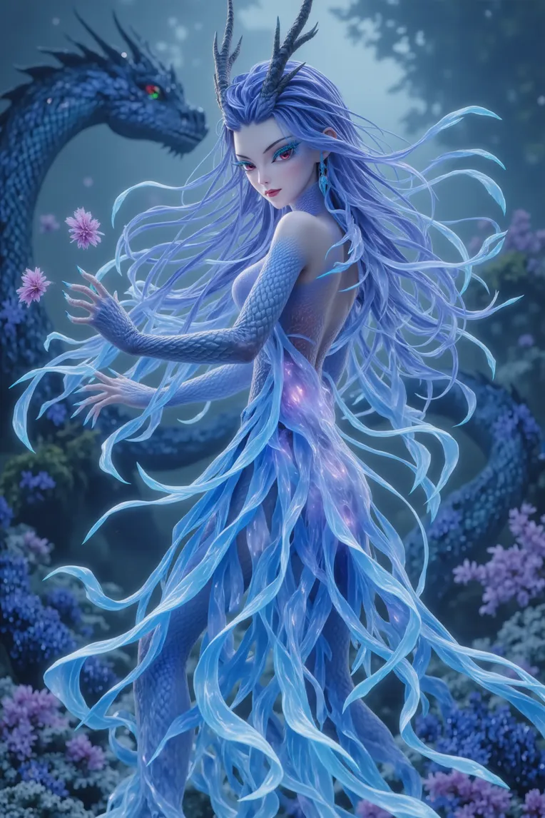 CGI style,Girl,Composition Control,LoRA,FLUX.1