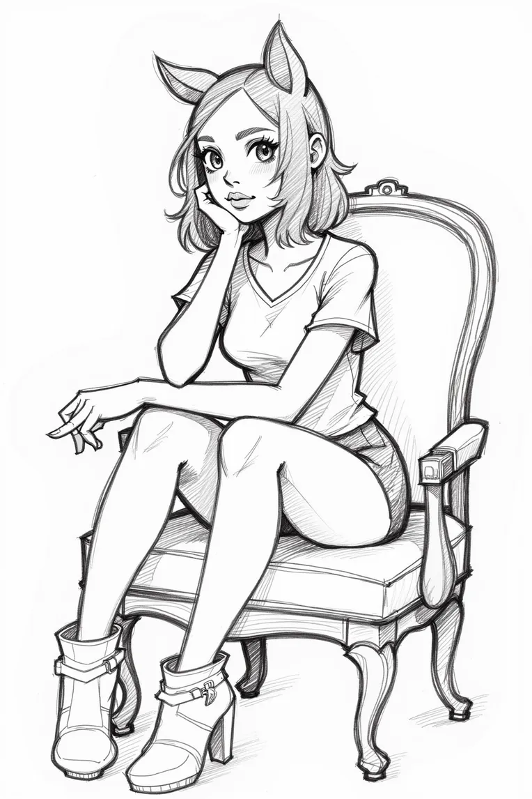 Traditional Painting Media,Girl,Composition Control,LoRA,FLUX.1