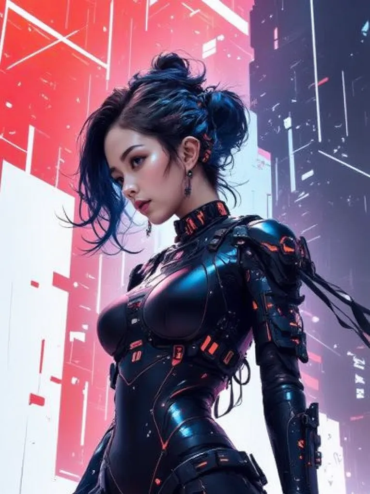 Anime Style,Girl,Composition Control,LoRA,FLUX.1