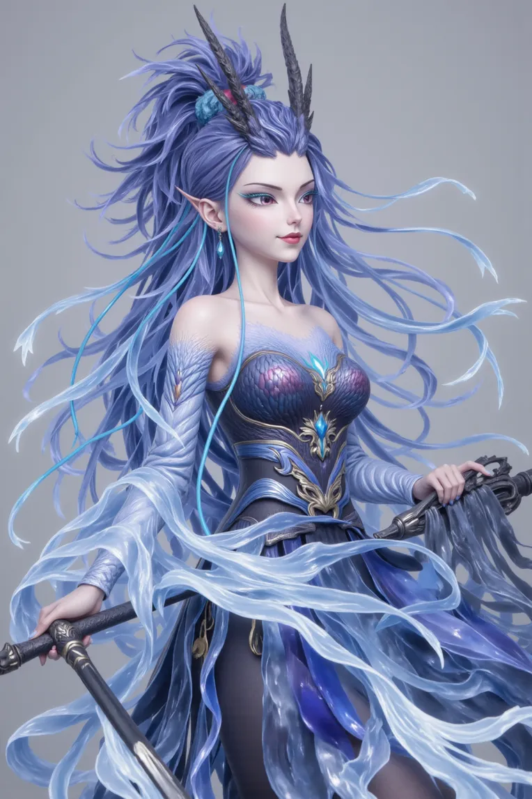 CGI style,Girl,Composition Control,LoRA,FLUX.1