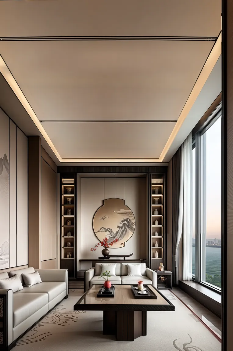 Realistic,Chinese Style,Interior Design,LoRA,SDXL