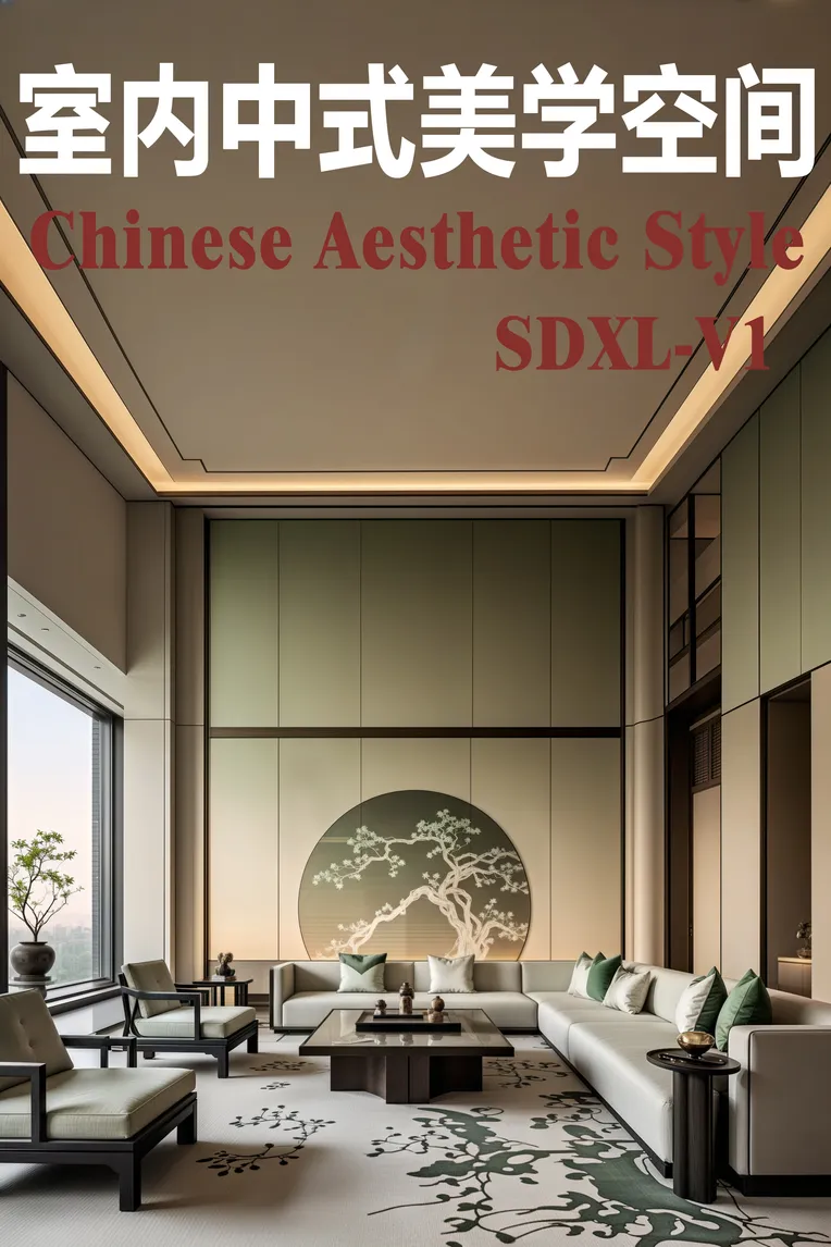 Realistic,Chinese Style,Interior Design,LoRA,SDXL