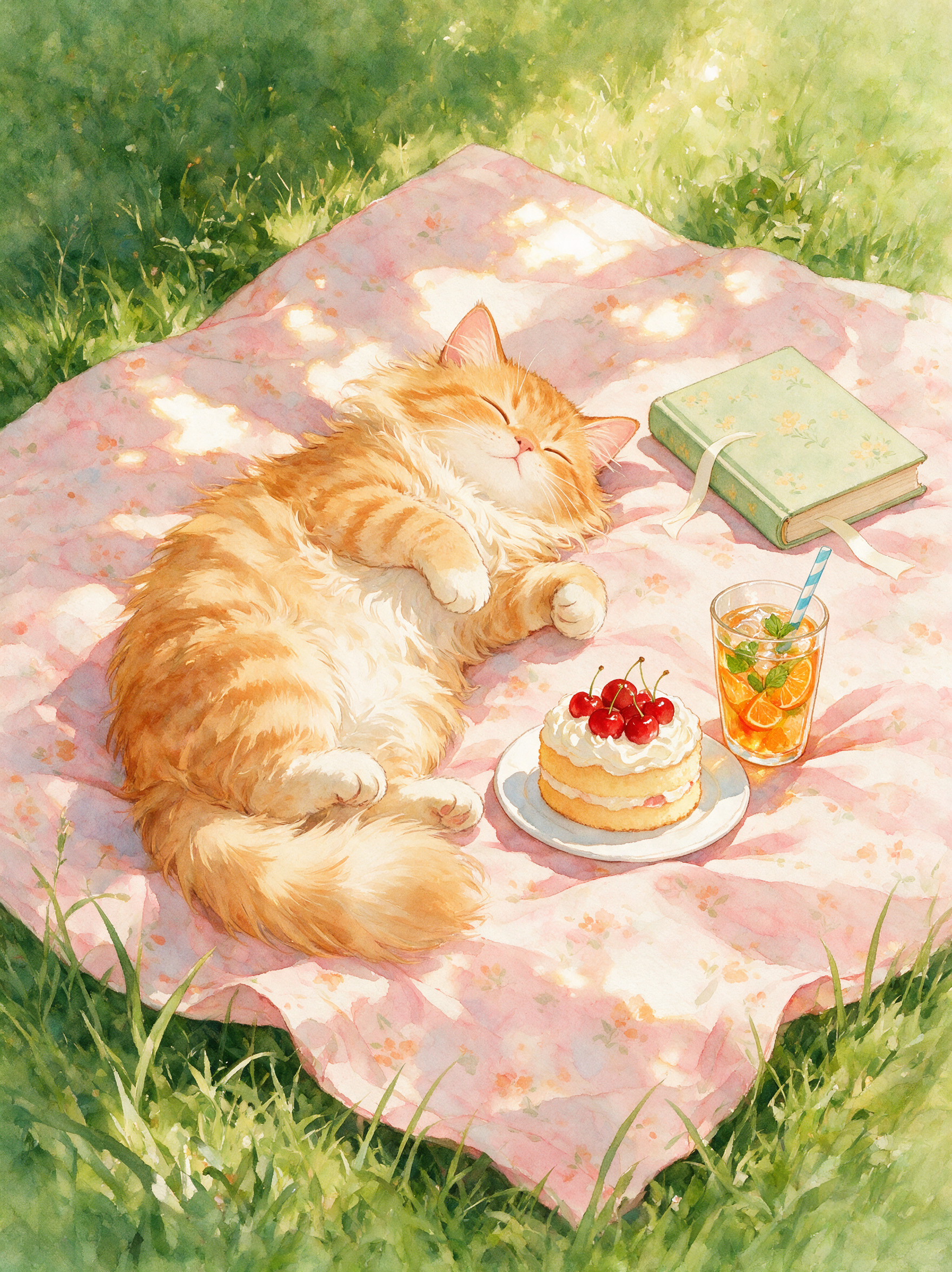 Cute and soothing animal oil painting-style illustrations V1.0