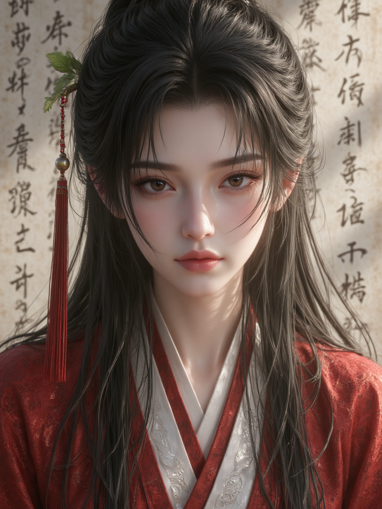 CG rendering of fantasy and ancient-style character designs V1.0