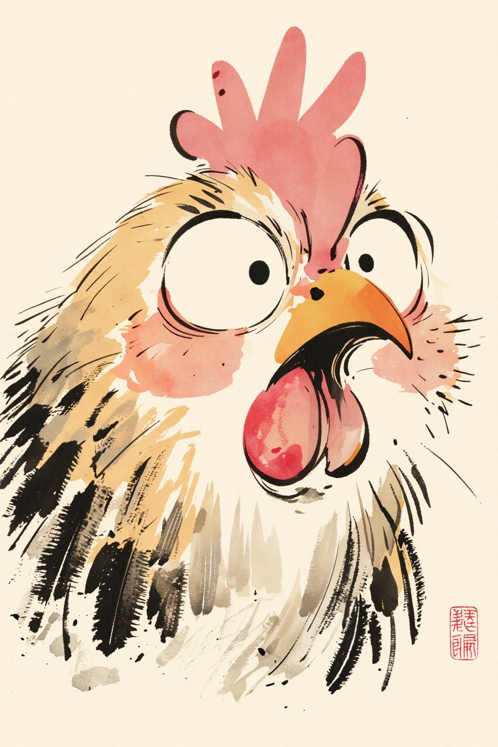 Wuxia-style funny illustrations Z1.0
