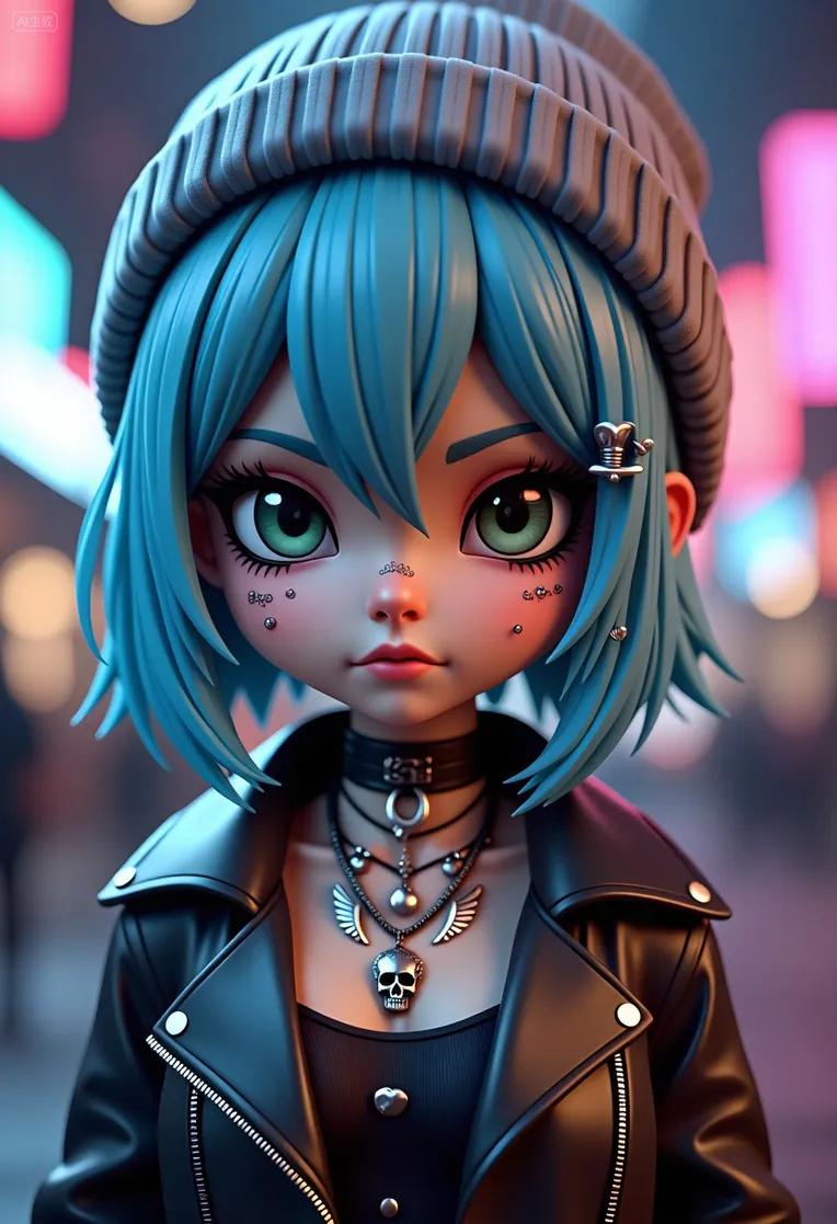 Cartoon style,Girl,Style Boost,LoRA,FLUX.1