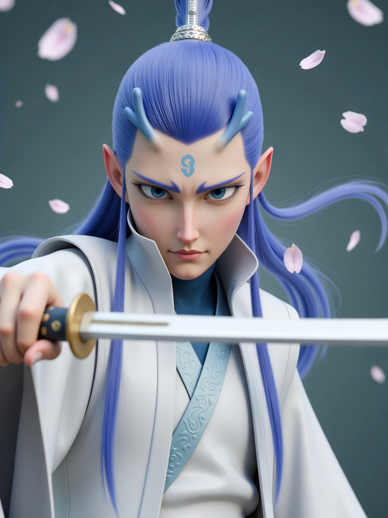 Happy Ai-Ao Bing-Ngao Bính (Na Tra2)3D เนจ่าIP design CG style 나타 CG Charactersネザ 敖丙aobing-FLUX.1 FLUX.1-Happy Ai