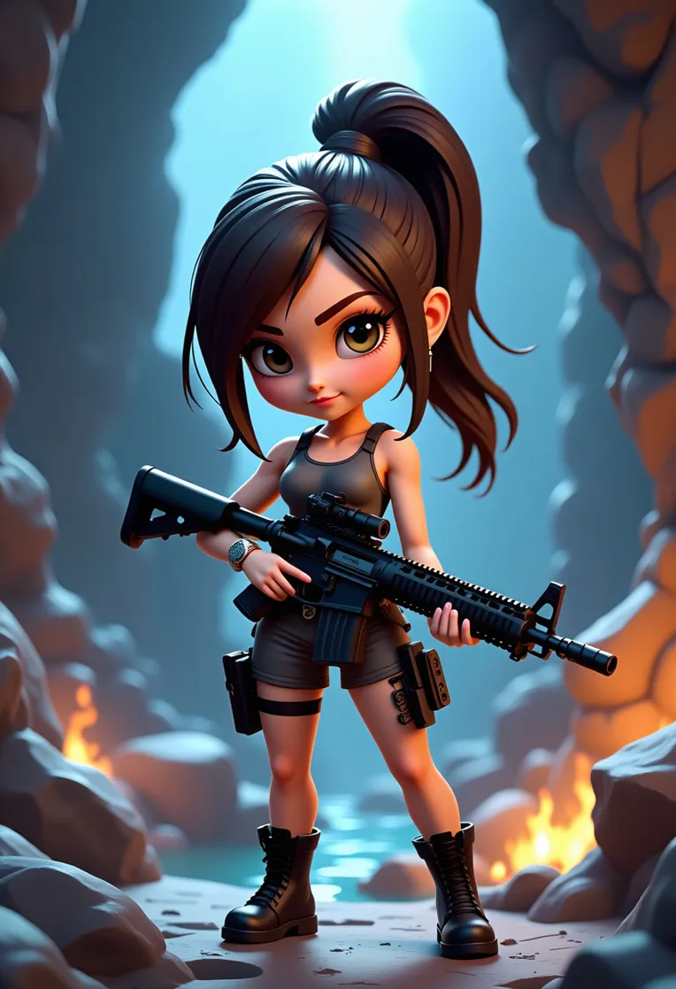 Cartoon style,Girl,Style Boost,LoRA,FLUX.1