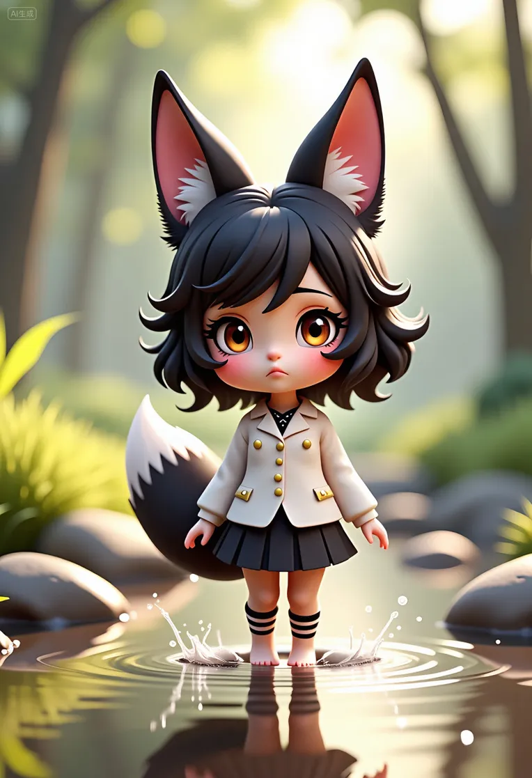 Cartoon style,Girl,Style Boost,LoRA,FLUX.1