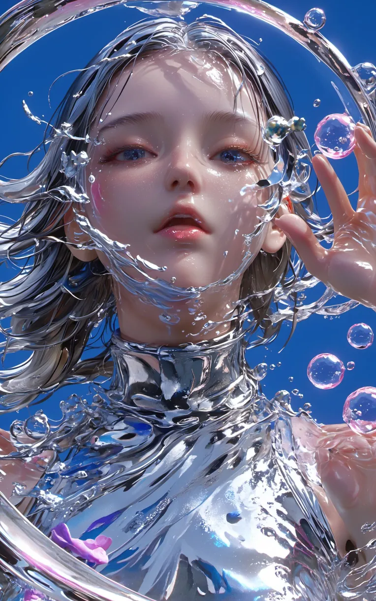 CGI style,Anime Style,Girl,LoRA,SDXL