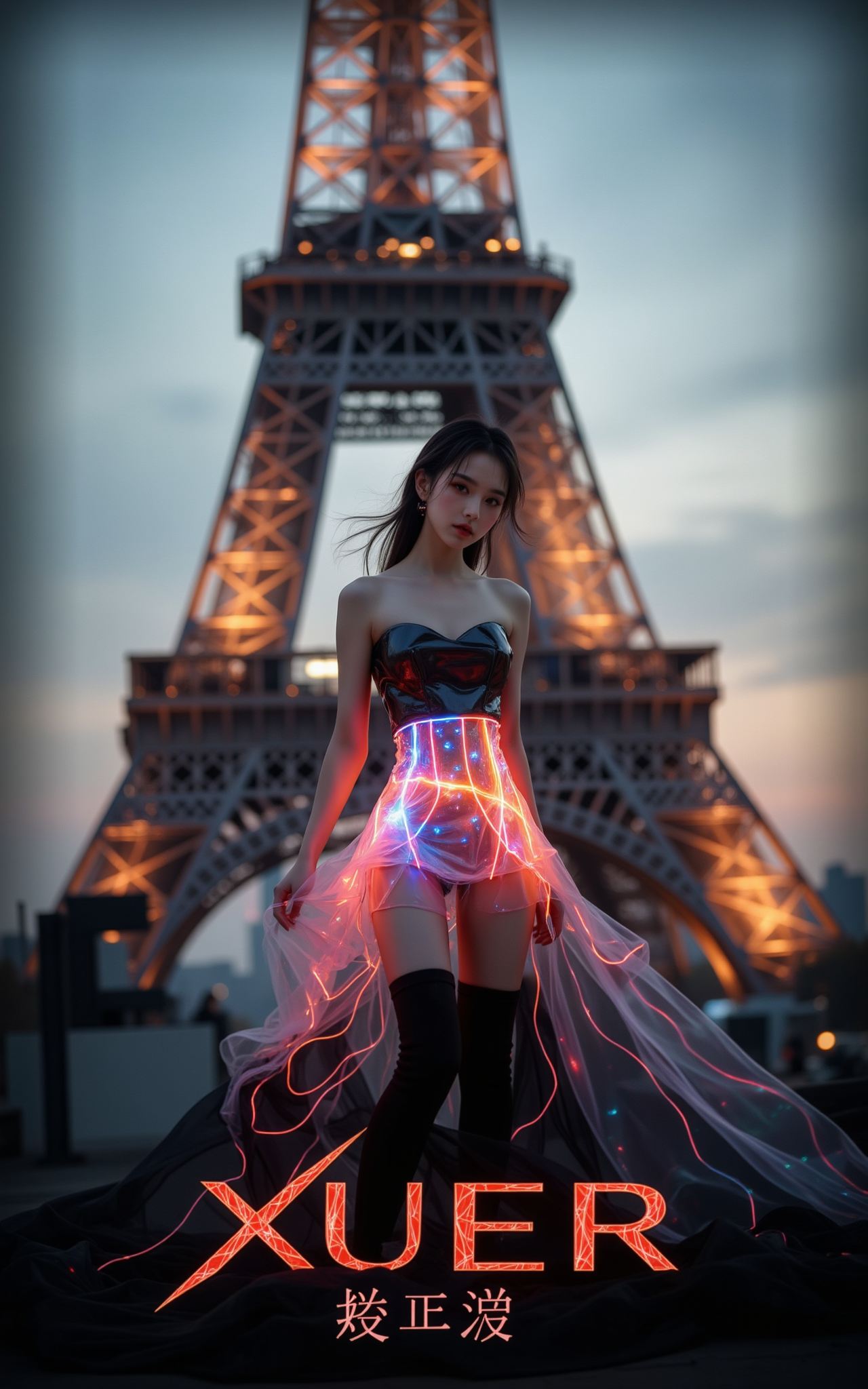 【FLUX】_Xu Er - holographic laser skirt V2
