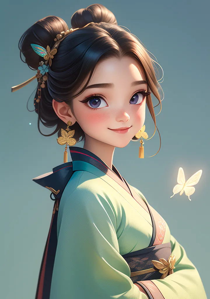 Cartoon style,Digital Painting Media,Girl,Checkpoint,SD 1.5