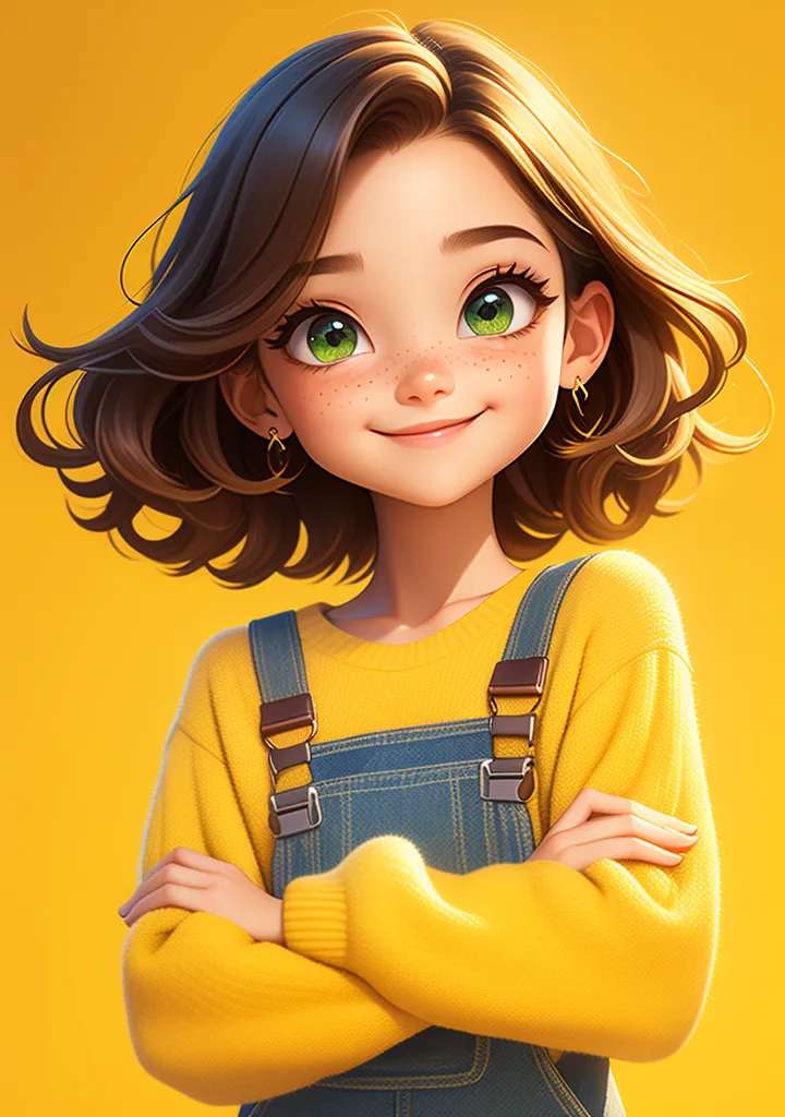 Cartoon style,Digital Painting Media,Girl,Checkpoint,SD 1.5