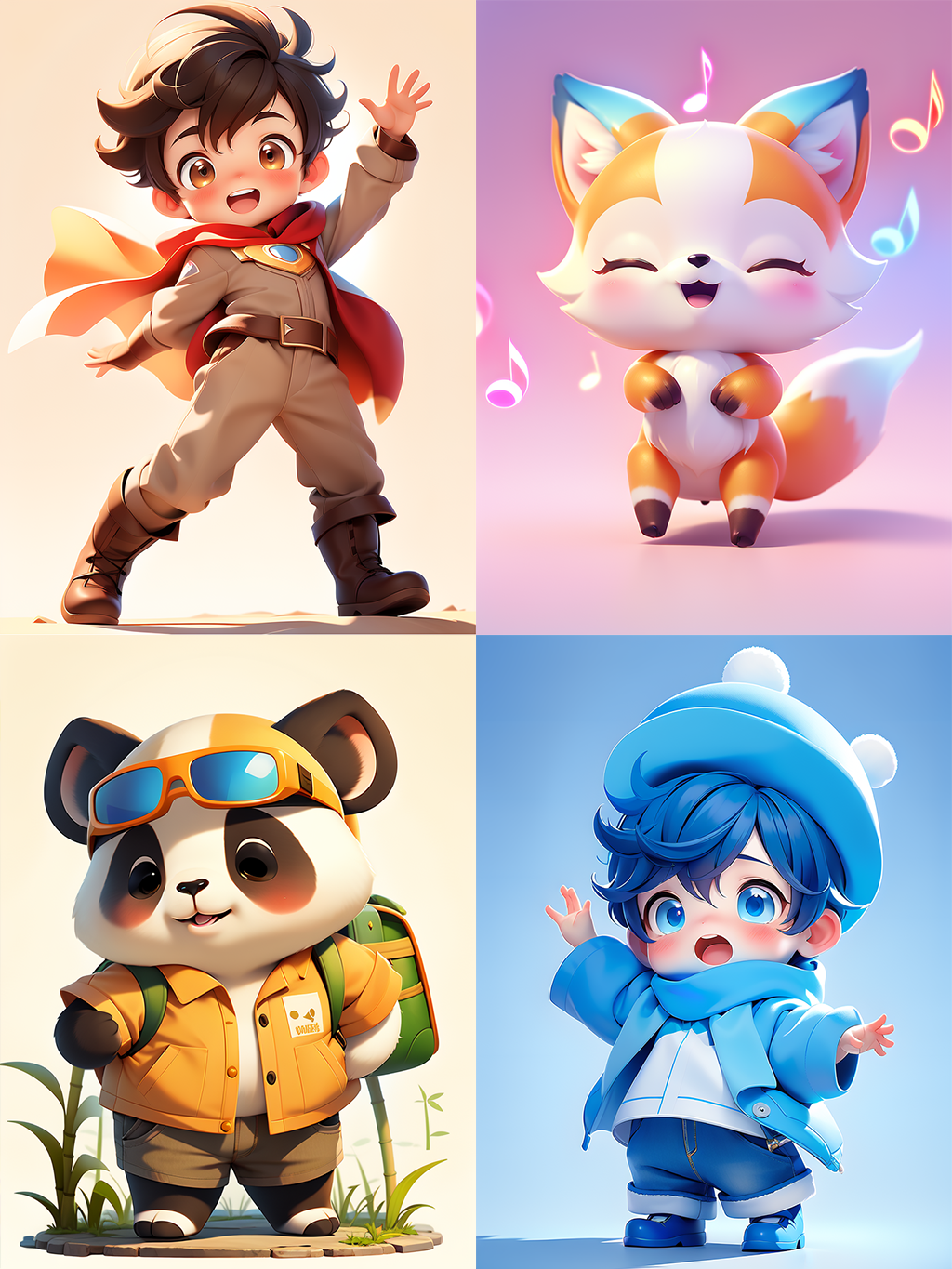 Mw_q version 3D character IP design 1.0