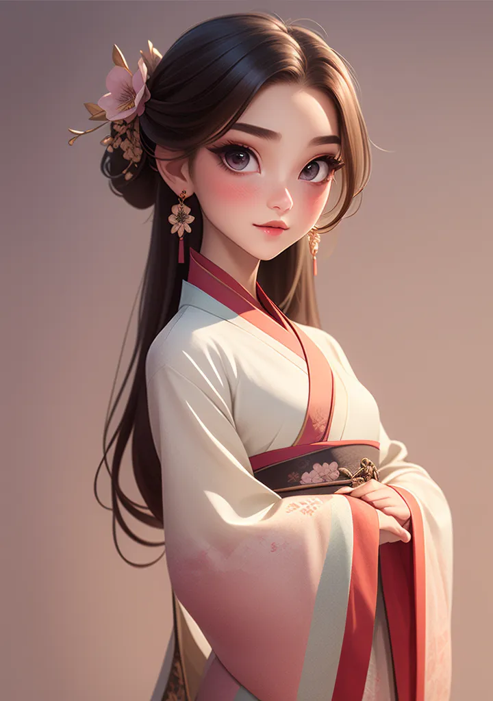 Cartoon style,Digital Painting Media,Girl,Checkpoint,SD 1.5
