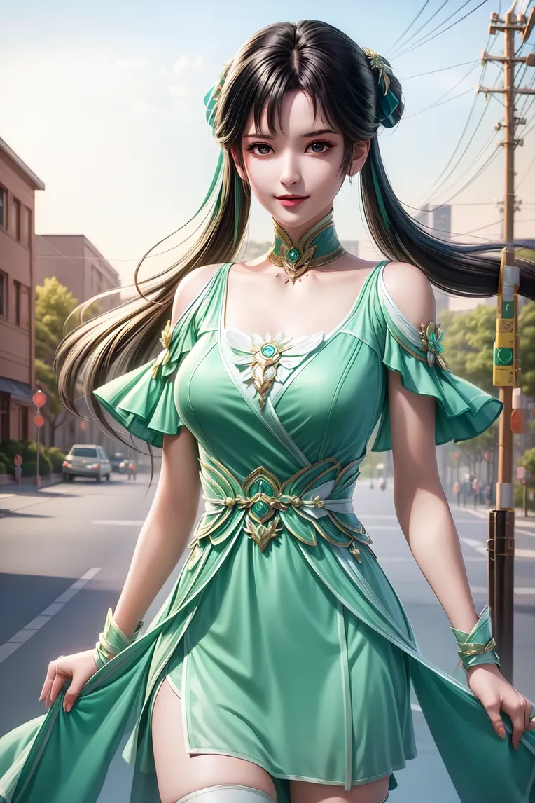 CGI style,Anime Character,Girl,LoRA,SD 1.5