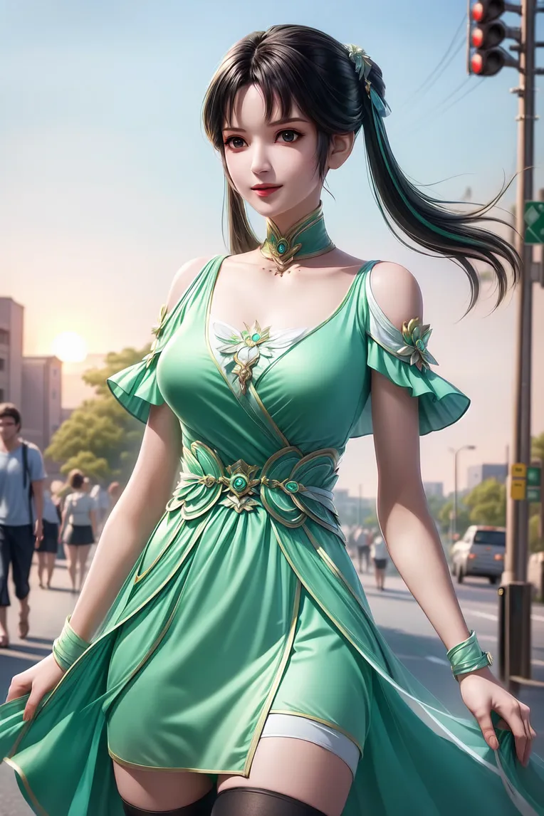 CGI style,Anime Character,Girl,LoRA,SD 1.5