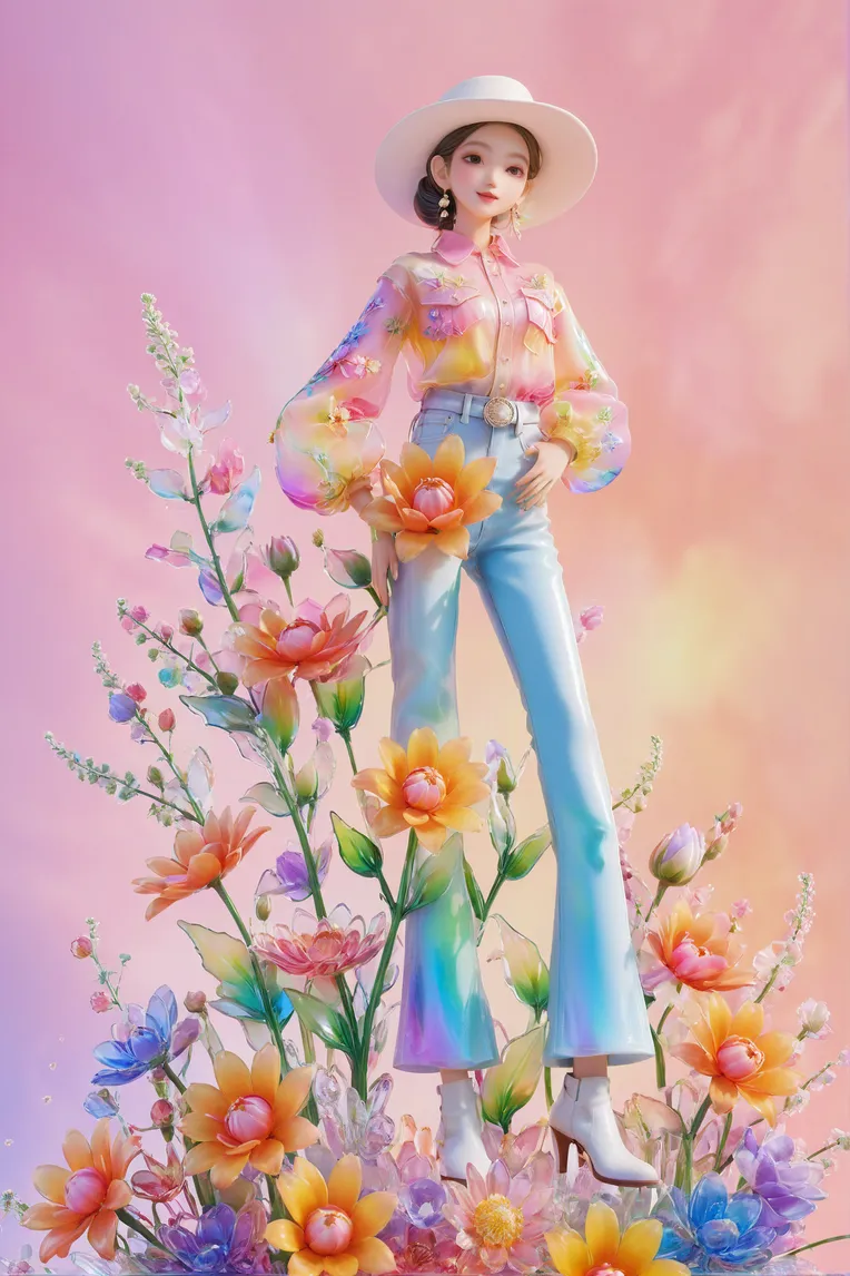 CGI style,Anime Style,Girl,LoRA,SDXL