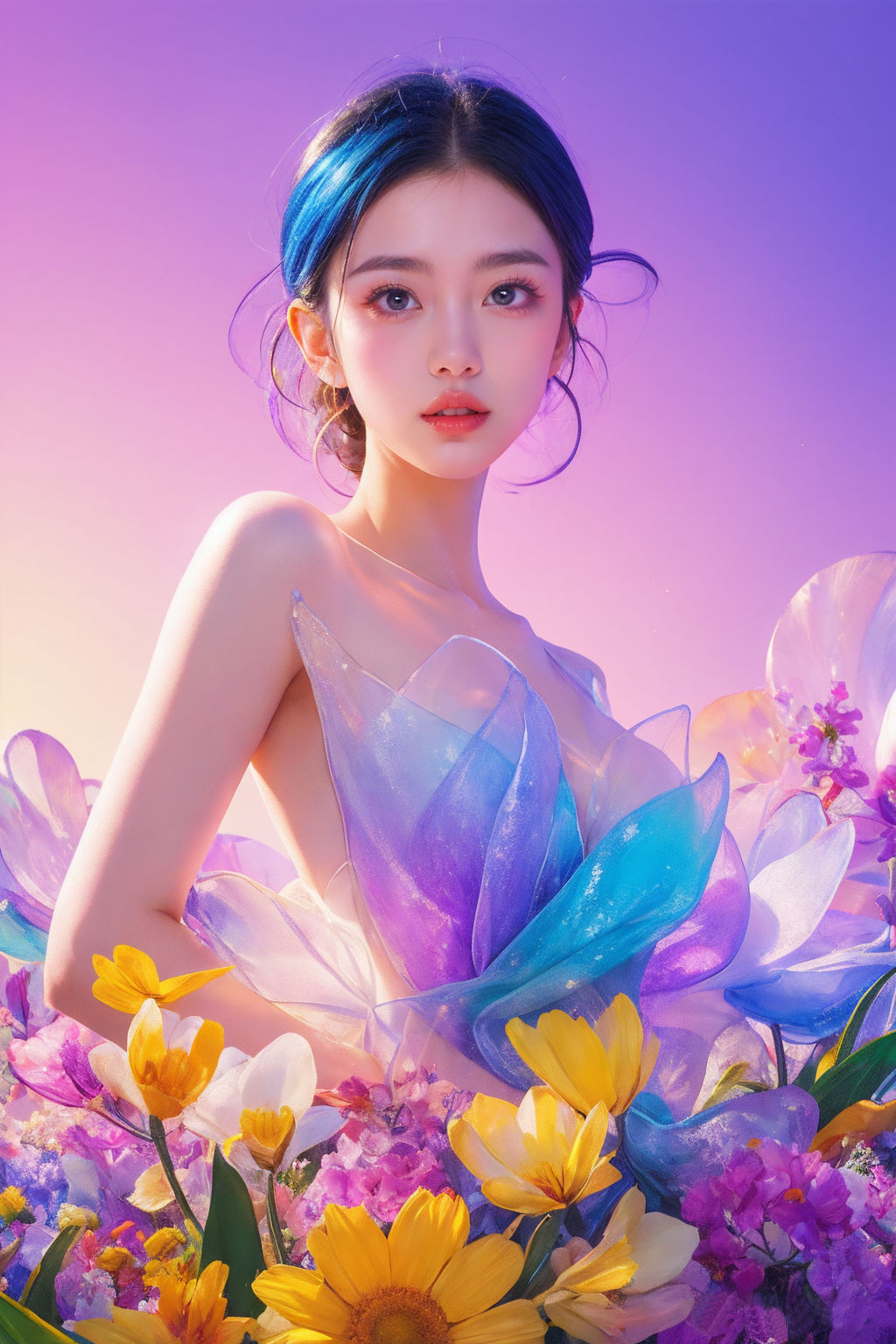 Fresh brand character poster LoRa | 3D rendering style