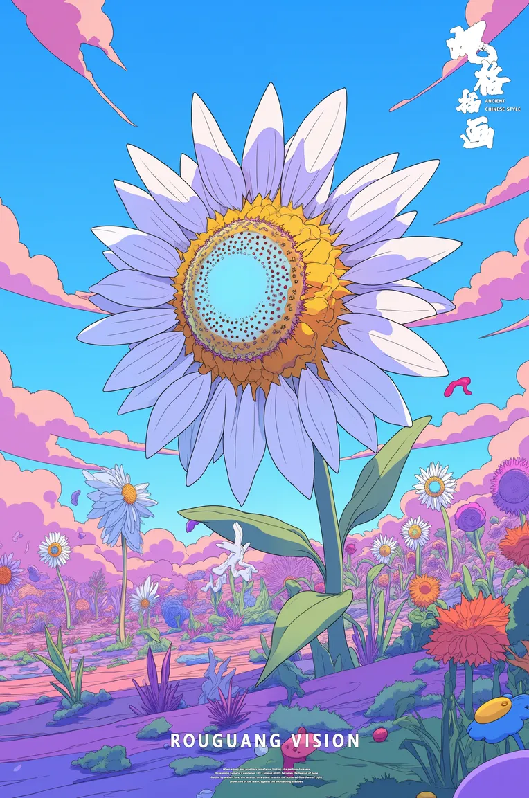 Traditional Painting Media,Girl,Style Boost,LoRA,FLUX.1