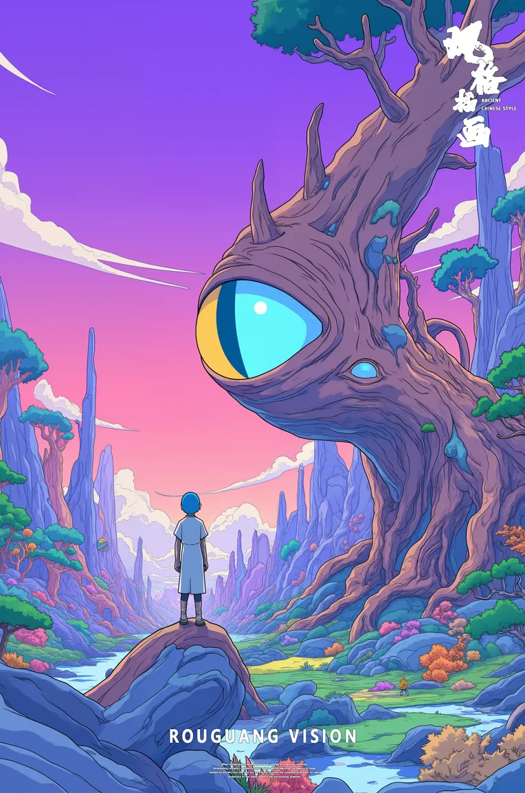 Traditional Painting Media,Girl,Style Boost,LoRA,FLUX.1