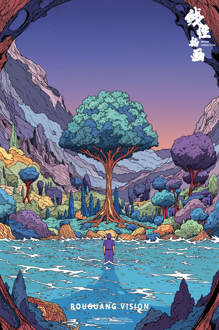 Traditional Painting Media,Style Boost,Landscape,LoRA,FLUX.1