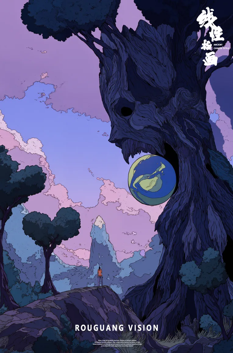 Traditional Painting Media,Style Boost,Landscape,LoRA,FLUX.1