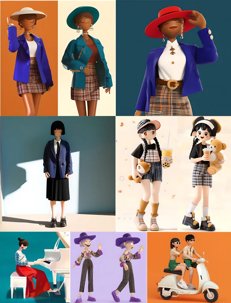 Anime Style,IP Character,Style Boost,LoRA,HunyuanDiT v1.2