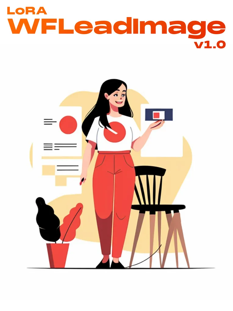 Flat,Flat Illustration,Girl,LoRA,SD 1.5