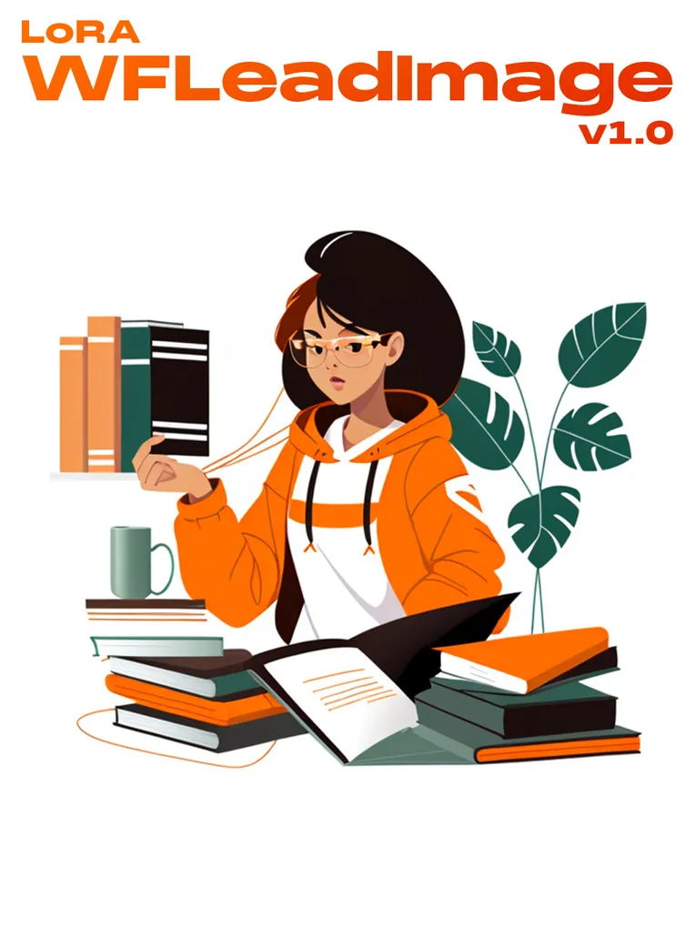 Flat,Flat Illustration,Girl,LoRA,SD 1.5