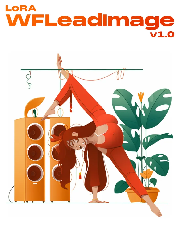 Flat,Flat Illustration,Girl,LoRA,SD 1.5