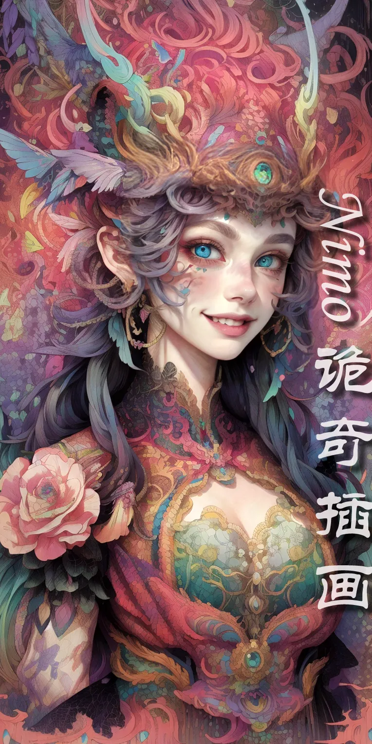 Hand-Drawn,Traditional Painting Media,Girl,LoRA,SD 1.5