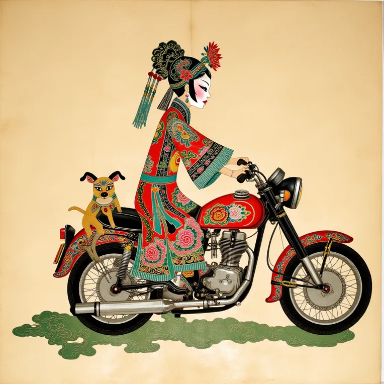 Traditional Painting Media,Girl,Physical/Facial feature,LoRA,FLUX.1