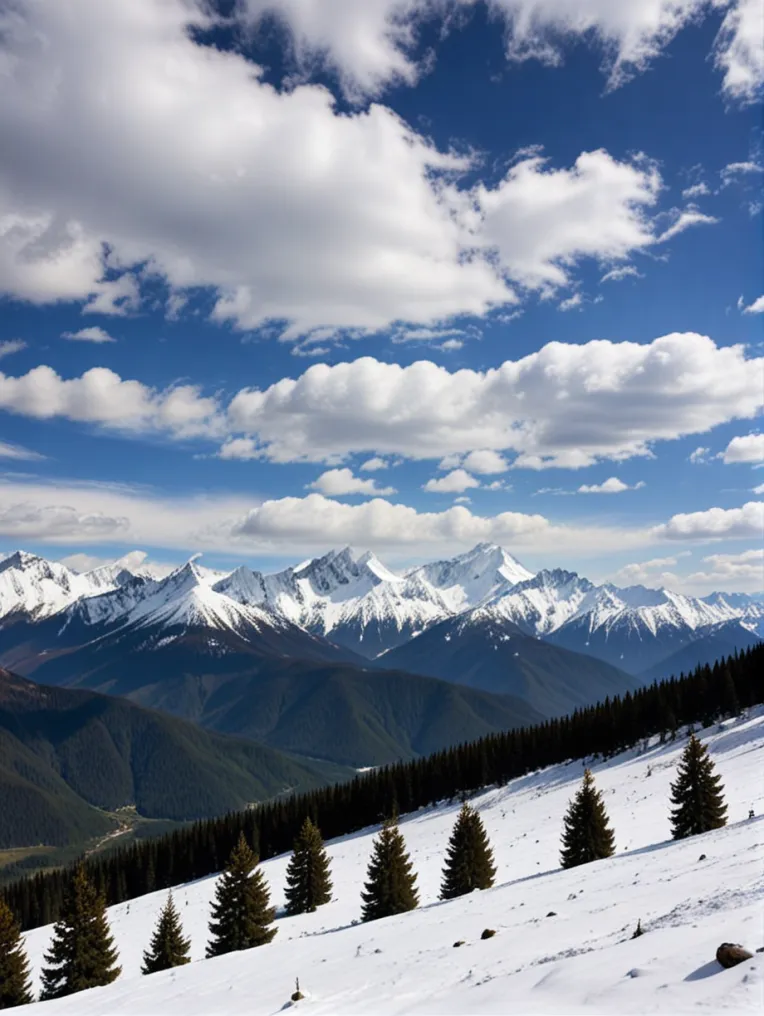 Realistic snow mountain snow scene XL-LoRA-haojixuexi-Shakker