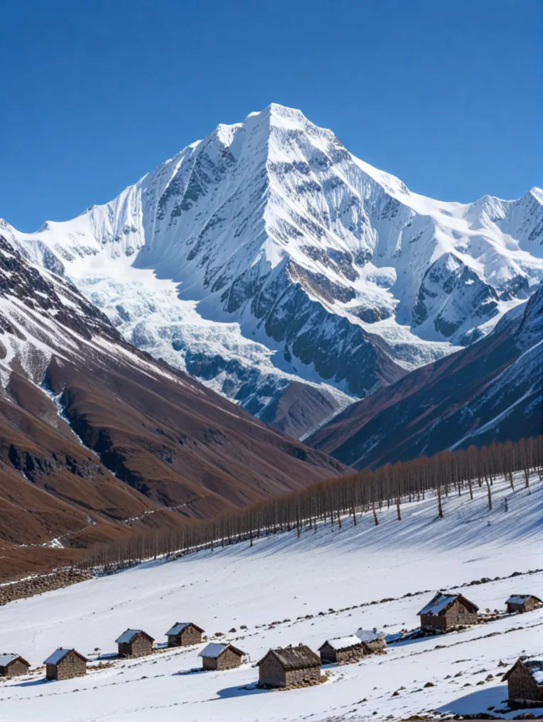 Realistic snow mountain snow scene XL-LoRA-haojixuexi-Shakker