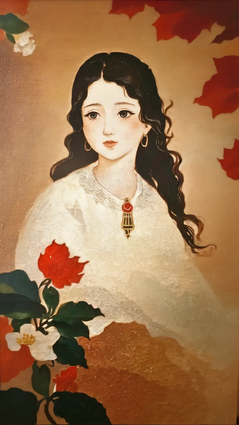 Classic Painting,Traditional Painting Media,Girl,LoRA,SD 1.5