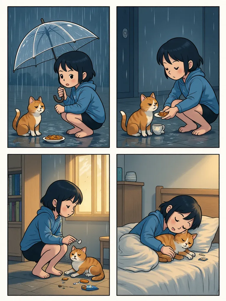 Flat Illustration,Girl,Style Boost,LoRA,FLUX.1