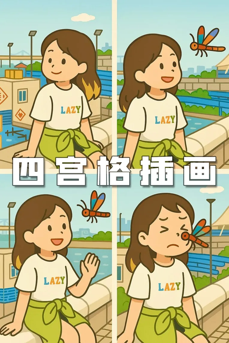 Flat Illustration,Girl,Style Boost,LoRA,FLUX.1