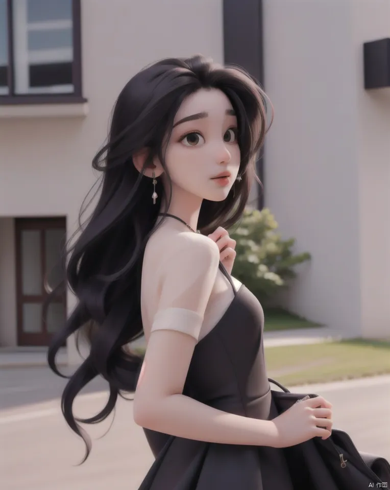 Cartoon style,Digital Painting Media,Girl,Checkpoint,SD 1.5