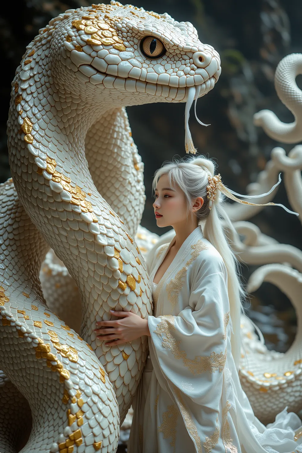 蛇女Snake girl_FLUX.1超现实摄影_FLUX.1超现实摄影-LoRA-团子-LiblibAI