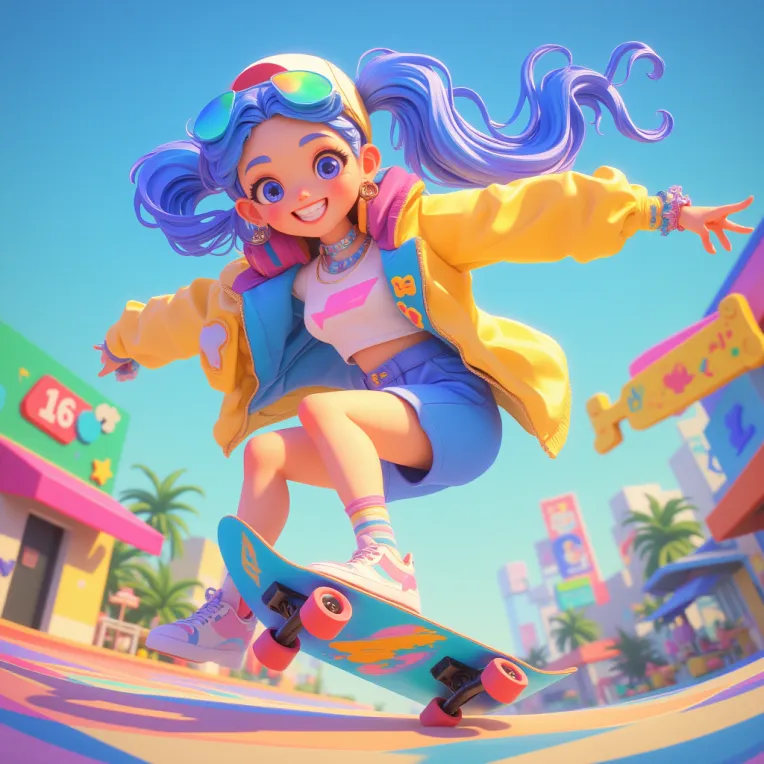 Anime,Cartoon style,Girl,LoRA,FLUX.1