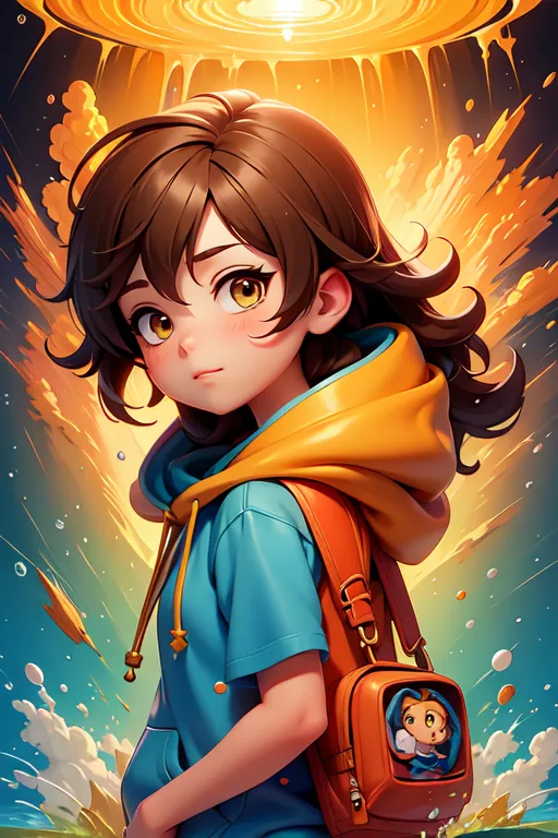 Cartoon style,Digital Painting Media,Girl,Checkpoint,SD 1.5
