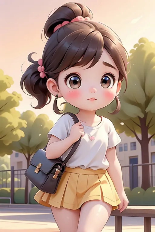 Cartoon style,Digital Painting Media,Girl,Checkpoint,SD 1.5