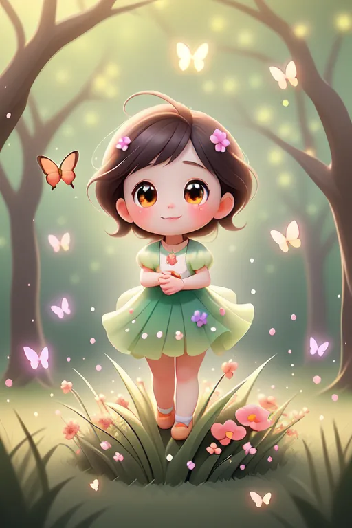 Cartoon style,Digital Painting Media,Girl,Checkpoint,SD 1.5