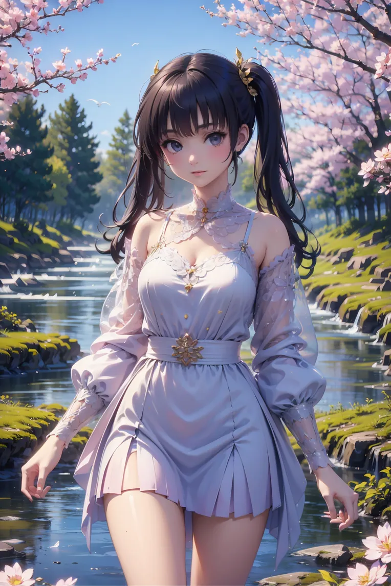 CGI style,Anime Character,Girl,LoRA,SD 1.5